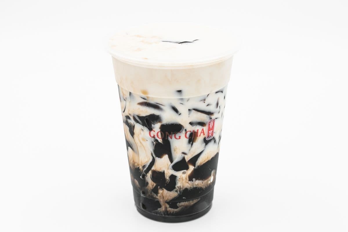 Fresh Milk with Grass Jelly (Cold)
