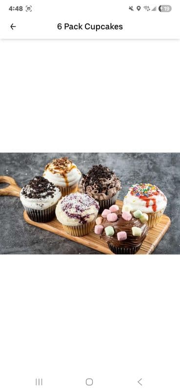 6 Pack Cupcakes