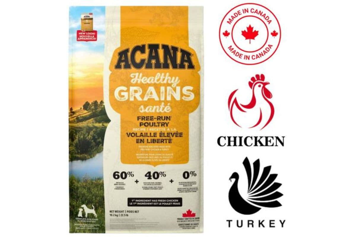 Acana - Healthy Grains Free-Run Poultry Dry Dog Food (4 lbs)