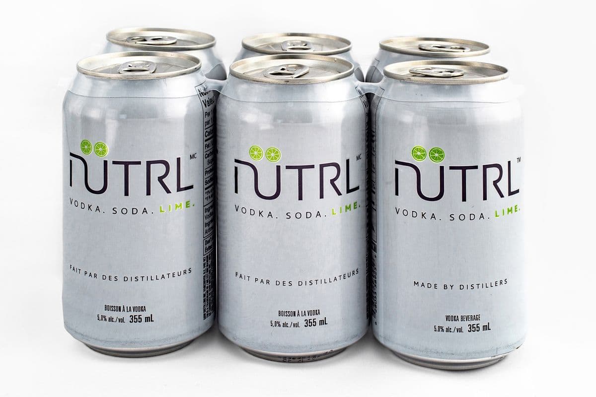 Nutrl Vodka Soda Lime (6 x 355 ml)