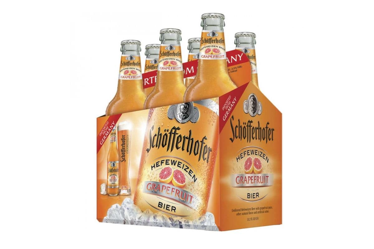 SCHOFFERHOFER GRAPEFRUIT 6 PACK BOTTLES(330ML) (1 x 330ML)