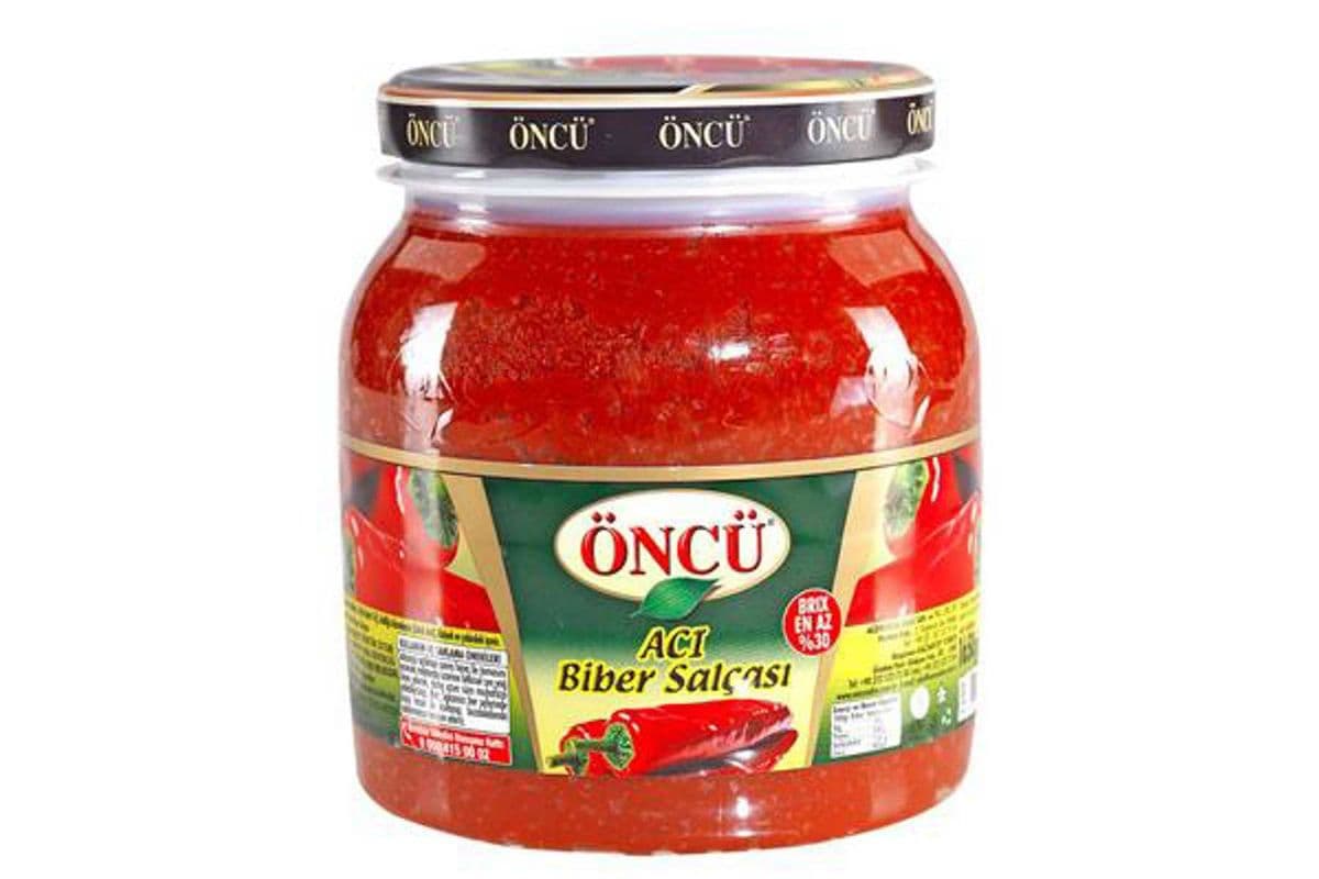 ONCU ACI BIBER SALCASI HOT PEPPER PASTE 1650G