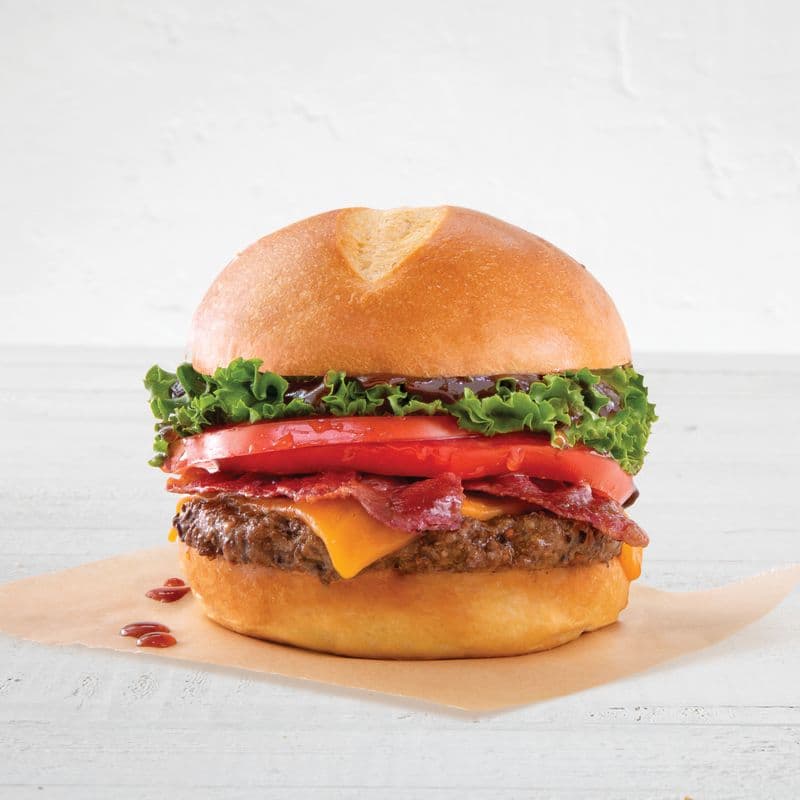 OL-BBQ Cheddar Bacon Burger