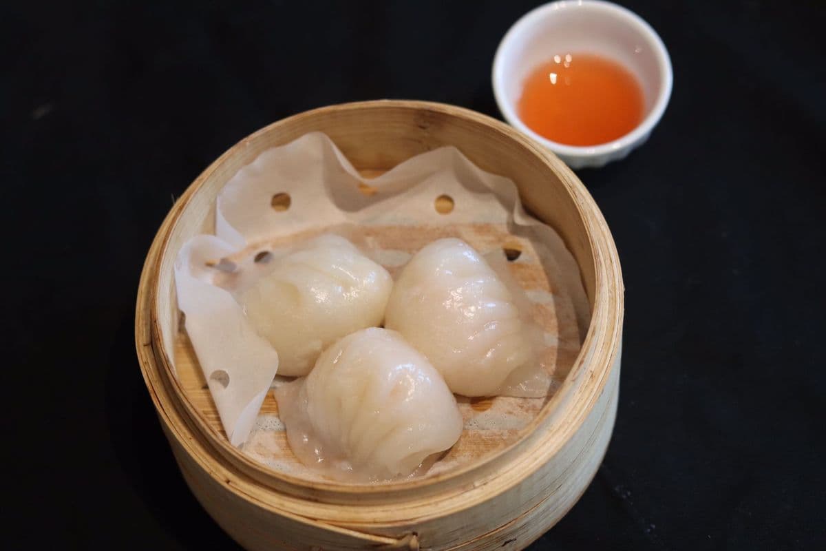 1. Steamed Shrimp Dumplings (Har Gow) (3 pcs)