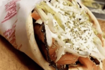 Plat de pita au gyro