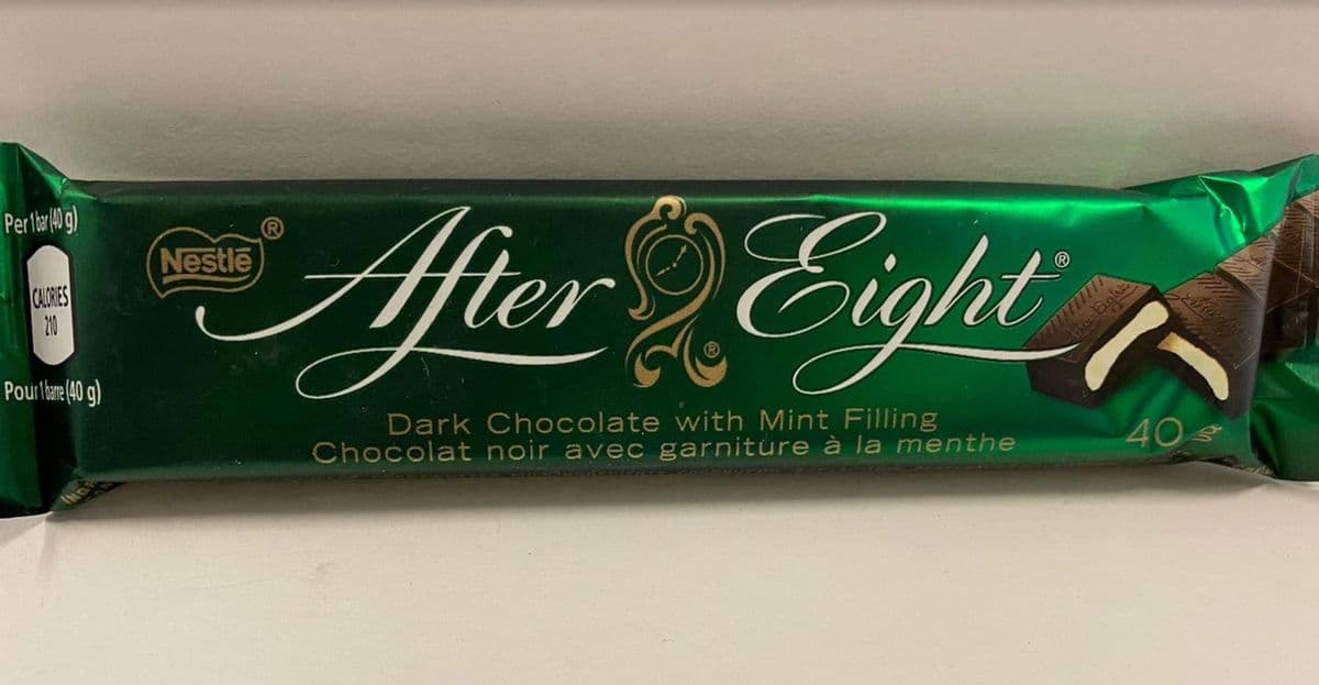 After Eight Dark Chocp with Mint