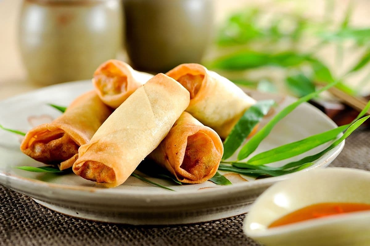 Vegetable Spring Roll ( 5 pieces )