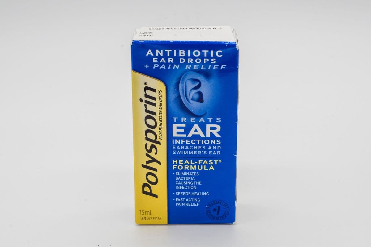 Polysporin Plus Pain Ear Drops (15ml)