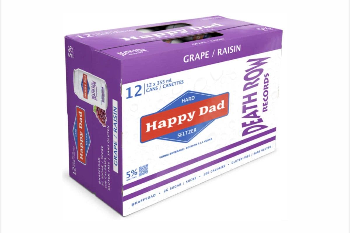 Happy Dad Hard Seltzer Grape 12*355ml (12 x 355ml)