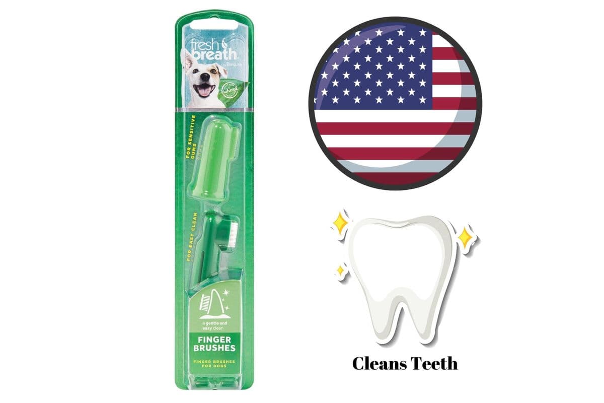 TropiClean - Finger Brushes For Dogs (Pack of 2)