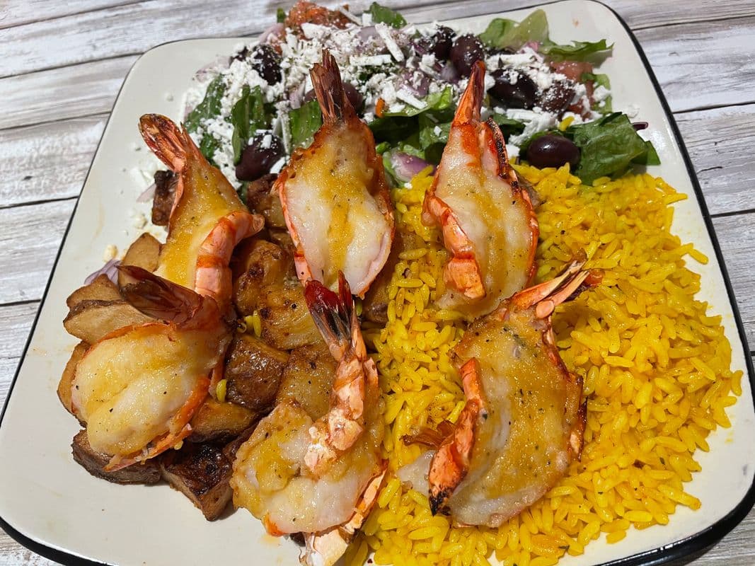 Brochettes de crevettes / Shrimp Skewers