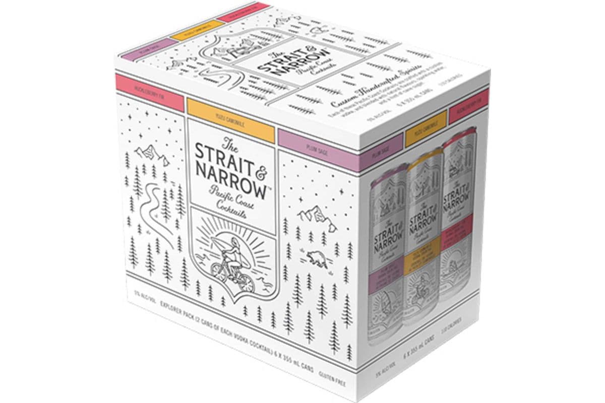 The Straight & Narrow Vodka Explorer (6 x 355 ml Cans)