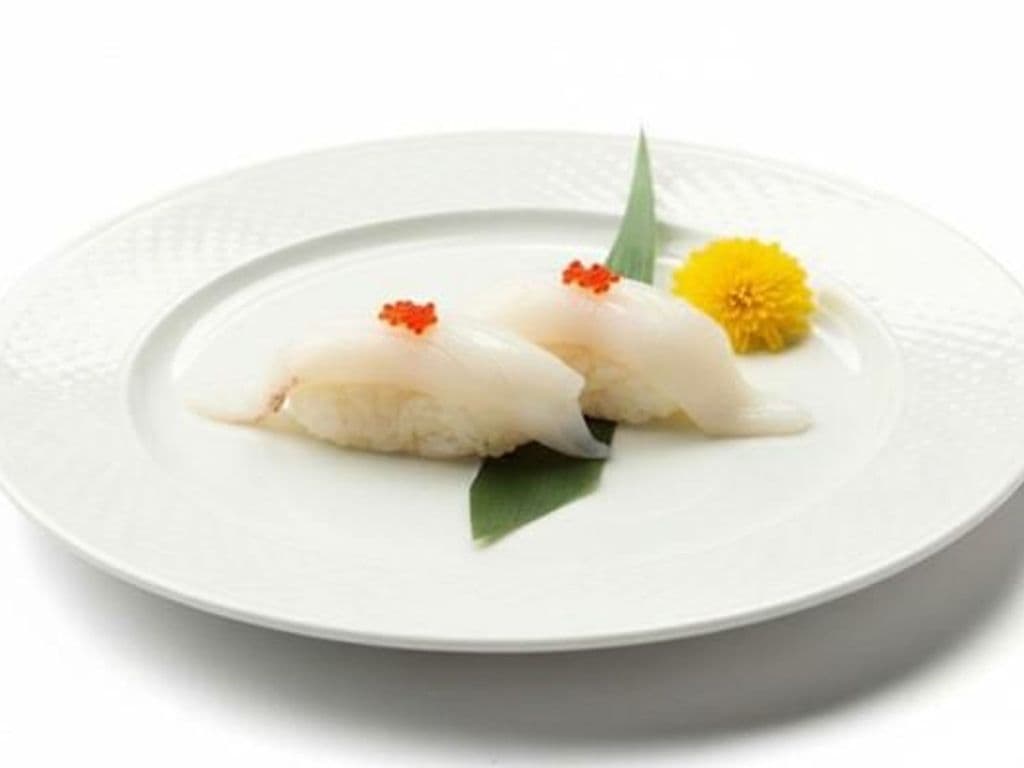 Cuttle Fish Sushi