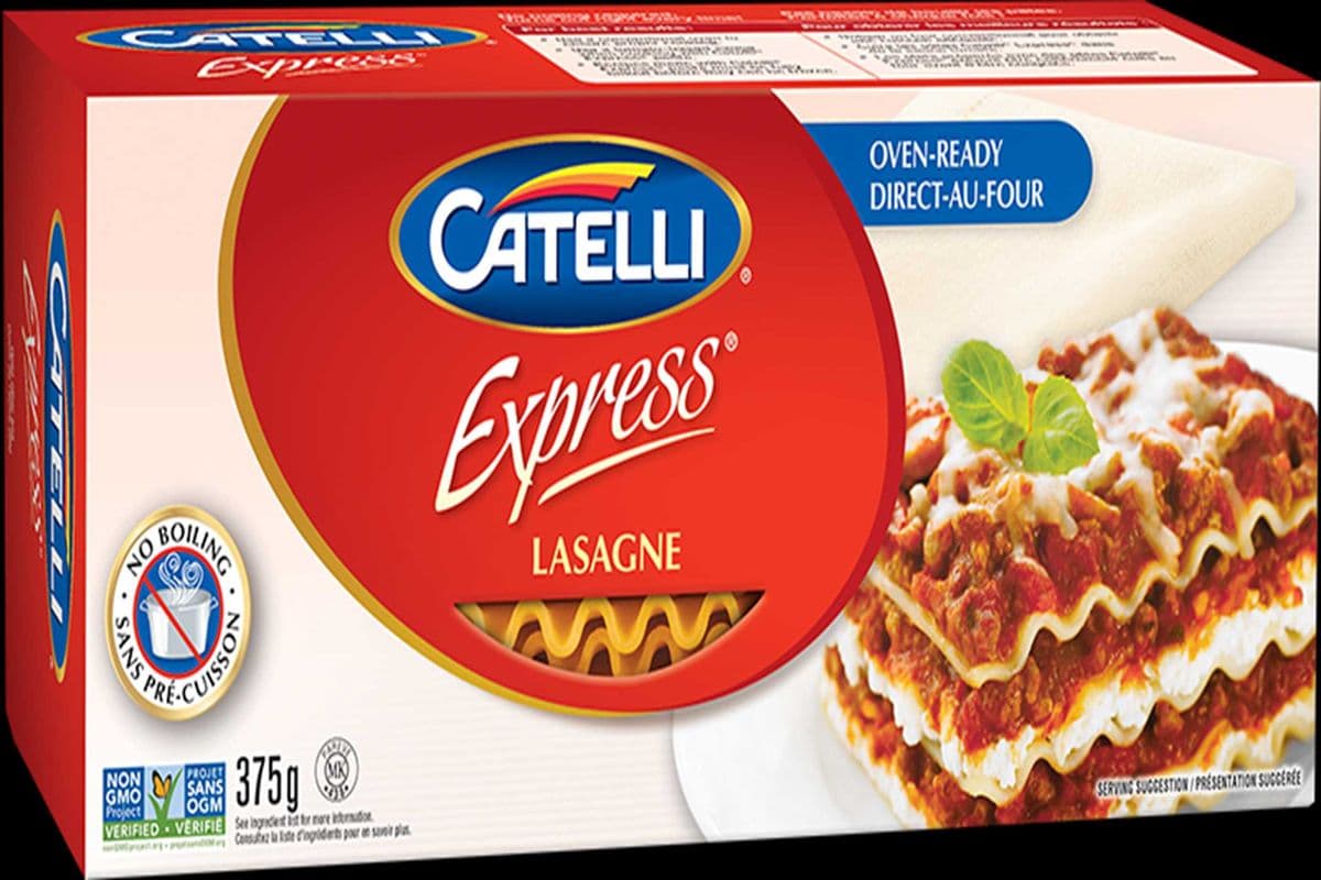 CATELLI EXPRESS LASAGNE (375G) (330 Cal)