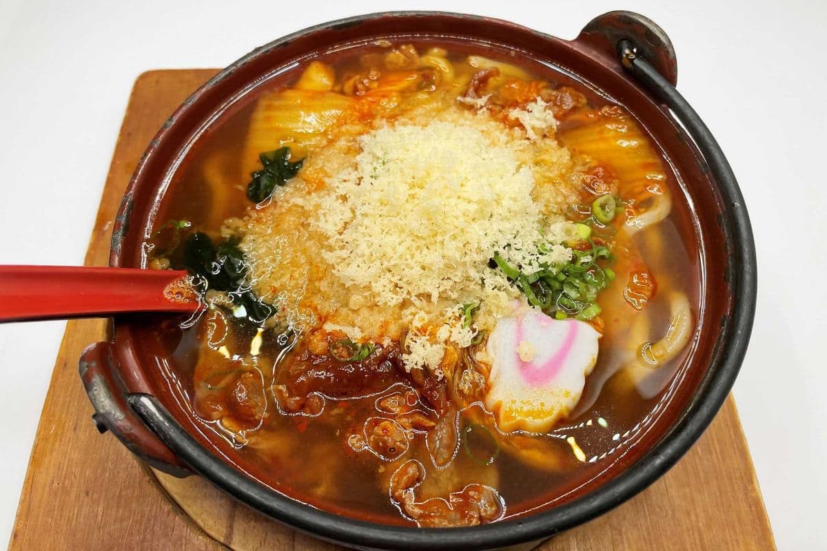 Kimchi Beef Udon