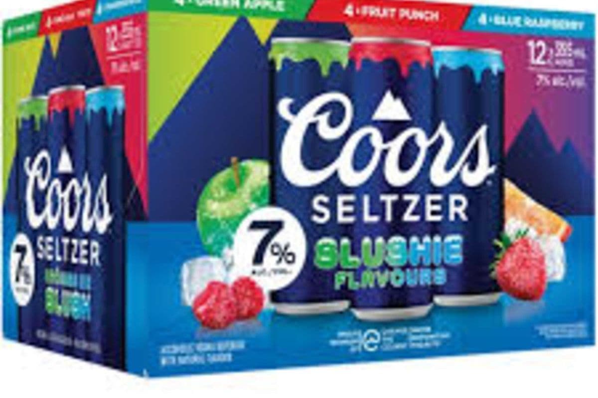 135802. Coors seltzer green apple 7% (1 x 6pc)
