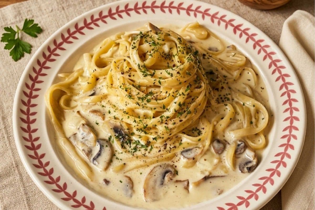 Fettucine Truffle Oil Cream
