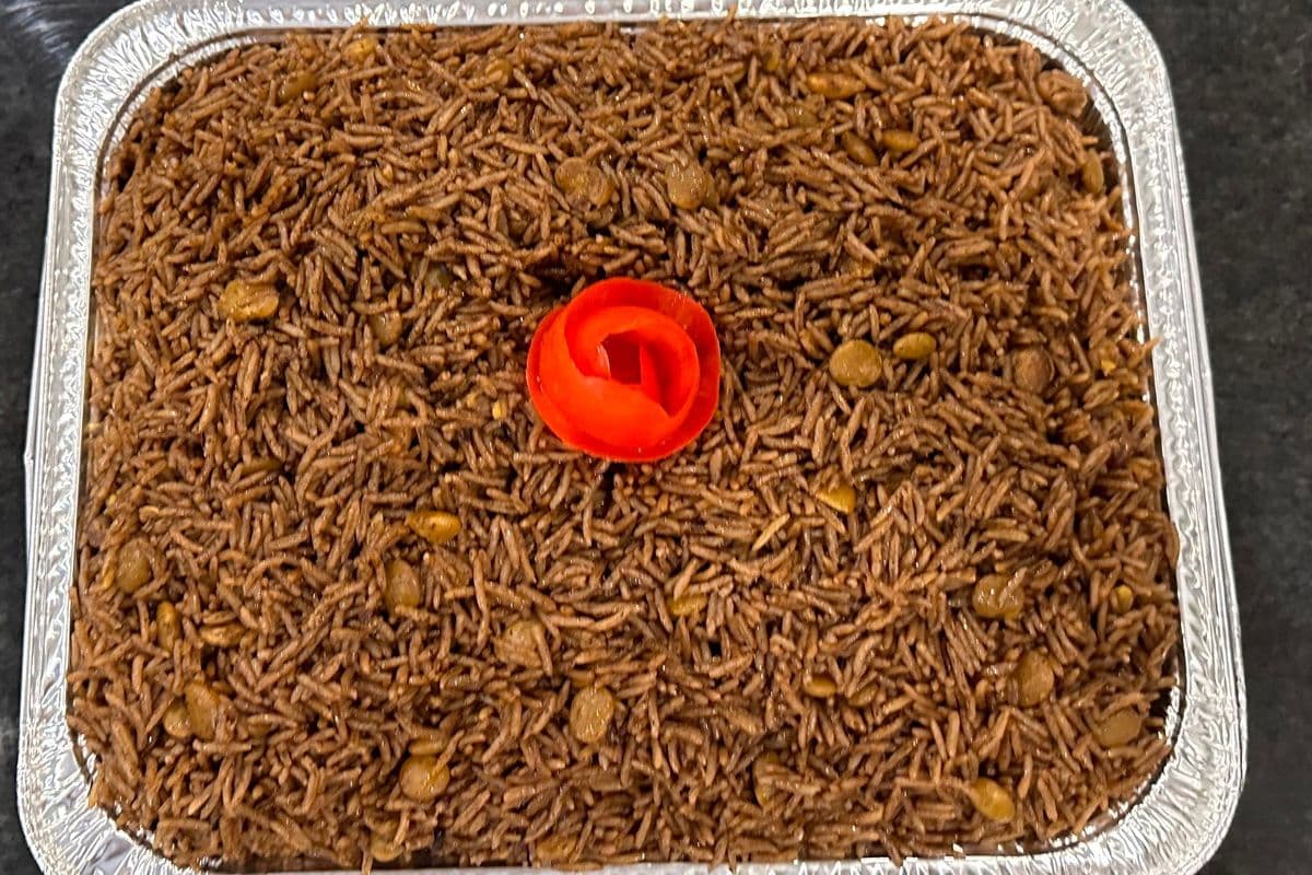 Plateau riz djondjon