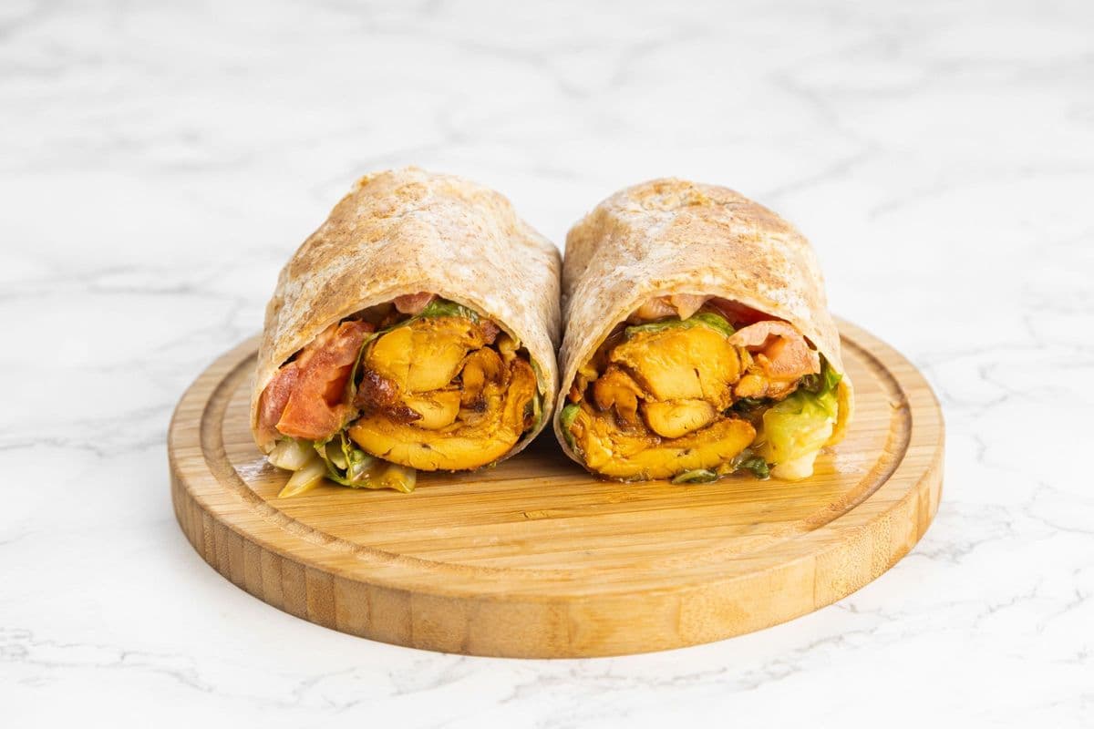 Chicken Seekh Kabob Wrap