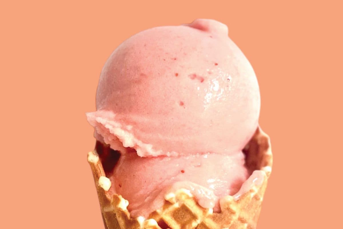 Strawberry Lemonade Sorbet (Vegan) Pint