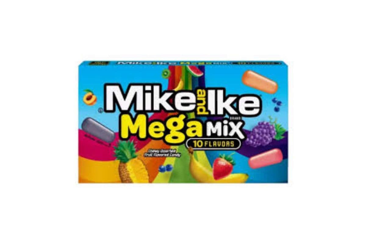 Mike and Ike Mega Mix Fruity Flavour (120g) (110 Cal)