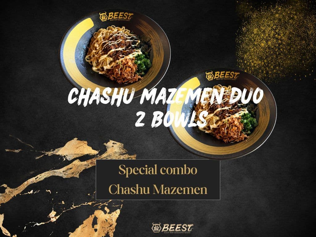 Chashu Mazemen Combo for 2