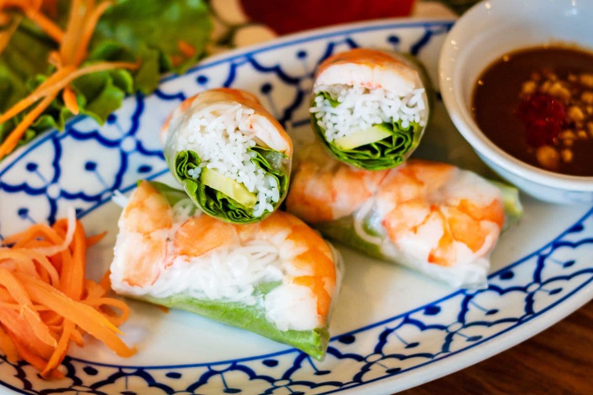 A4. Fresh Shrimp Rolls (2 Rolls)