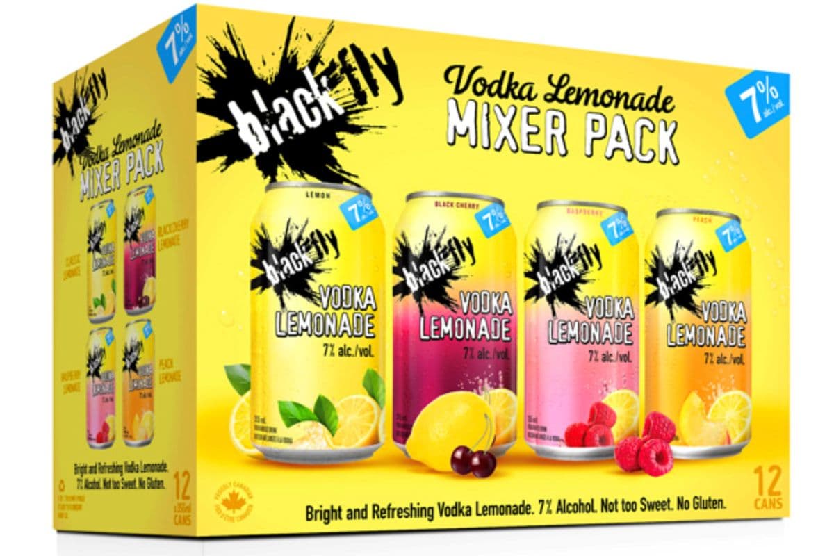 Black fly Vodka Lemonade Mixer (12 x 355ml)