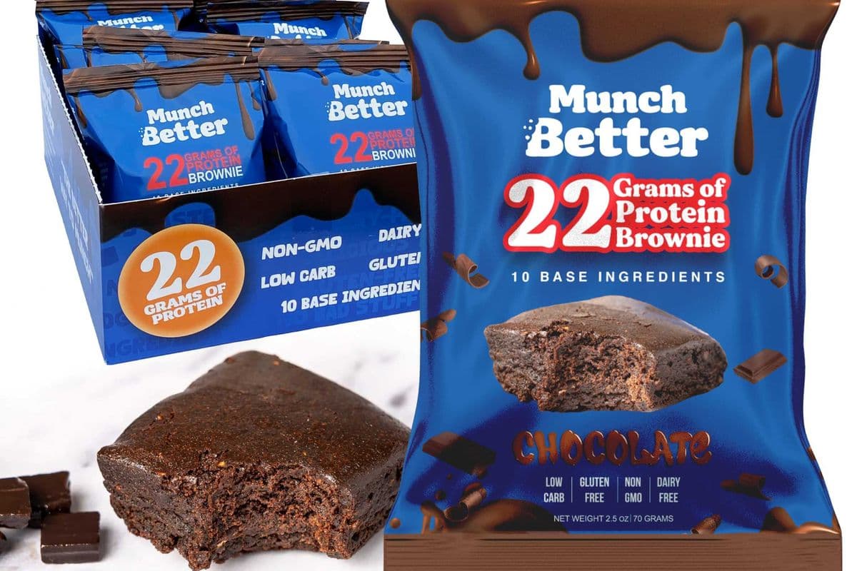 Munch Better Protein Brownies