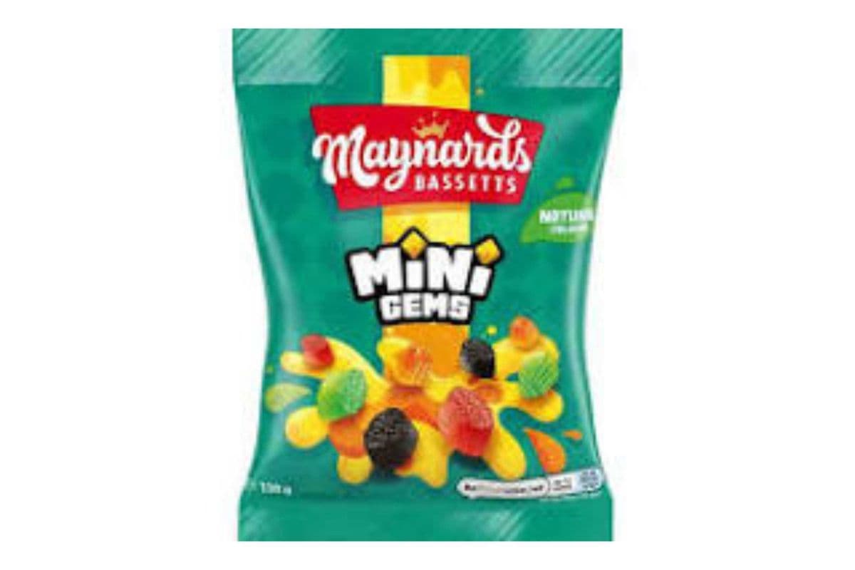 Maynards bassett Mini Gems (130g) (325 Cal)