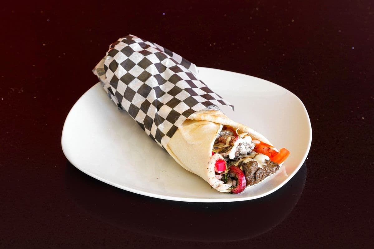 Lebanese Beef Kebab Wrap