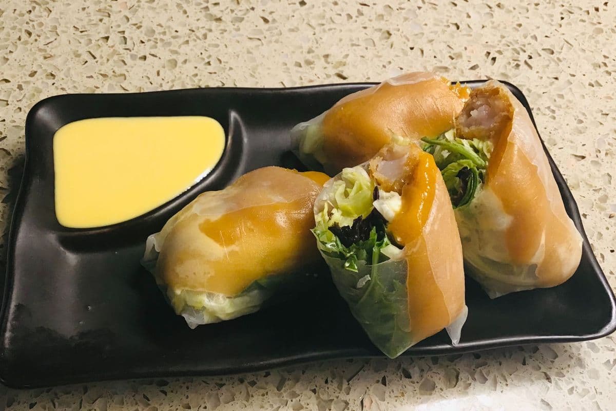 Mango Shrimp Salad Roll