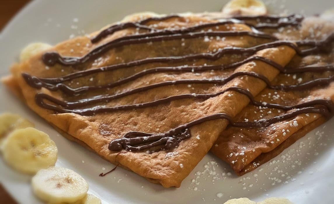 Nutella Banana Crepe