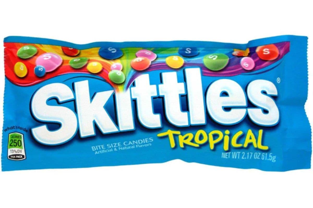 Skittles Tropical Small Pack (Blue) (61 g)
