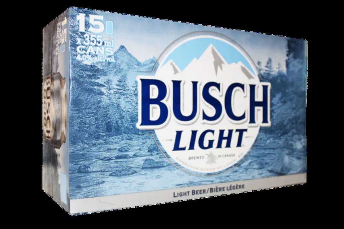 BUSCH LIGHT 15 CANS (15 x 355ML)