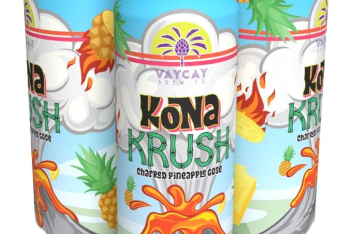 KONA KRUSH CHARRED PINEAPPLE GOSE (1 x 4X473 ML)