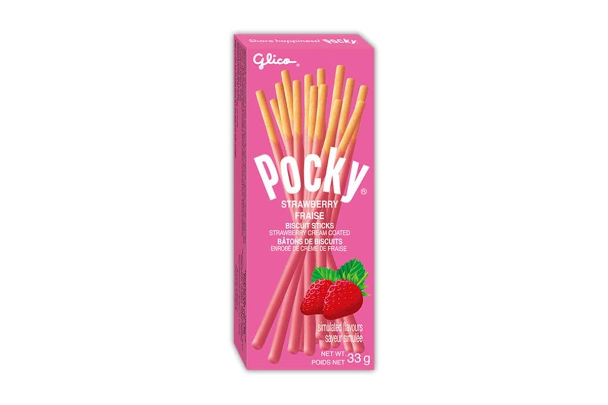 Pocky Strawberry Biscuit Sticks (33g)