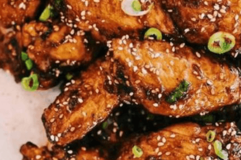 Honey Garlic Chicken Wings (4pcs)