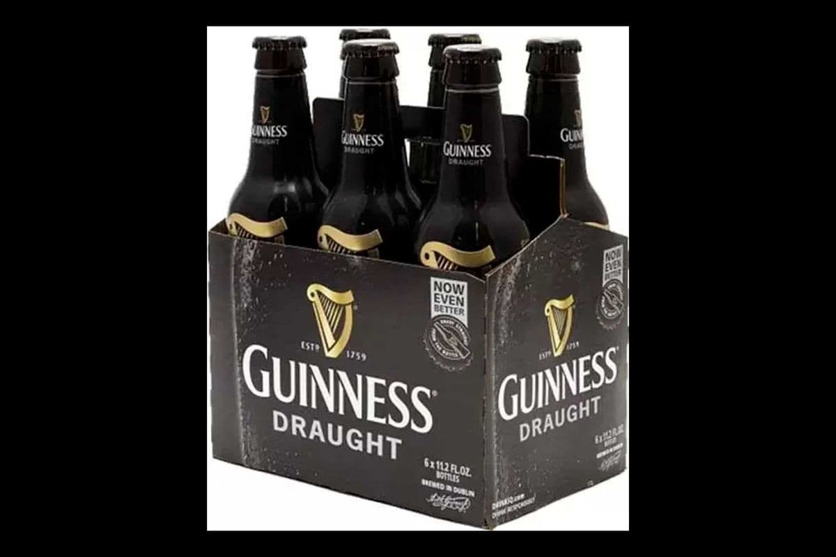 GUINNESS DRAUGHT STOUT (6 x 330ML BOTTLE) (6 x 330ML)