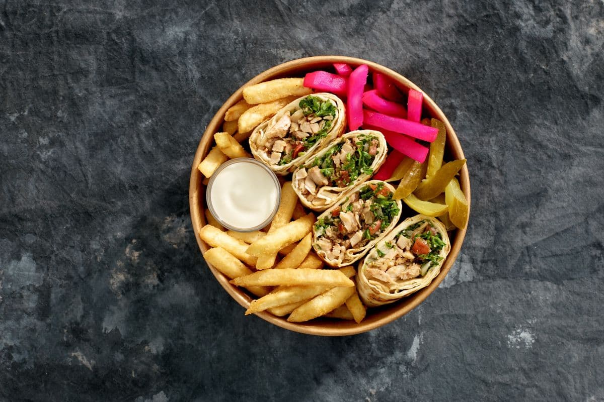 Chicken Shawarma Saj