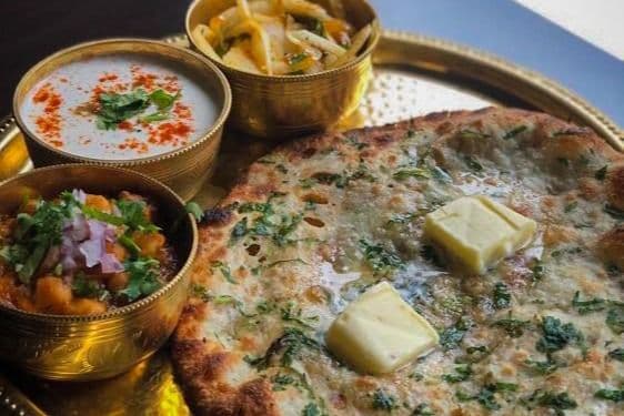 154. Amritsar Kulcha with Chana