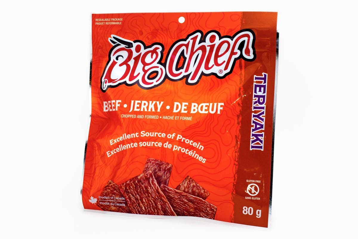 BIG CHIEF TERIYAKI BEEF JERKY 80G