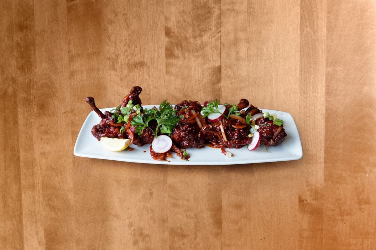 Chicken Lollipop with Sauce