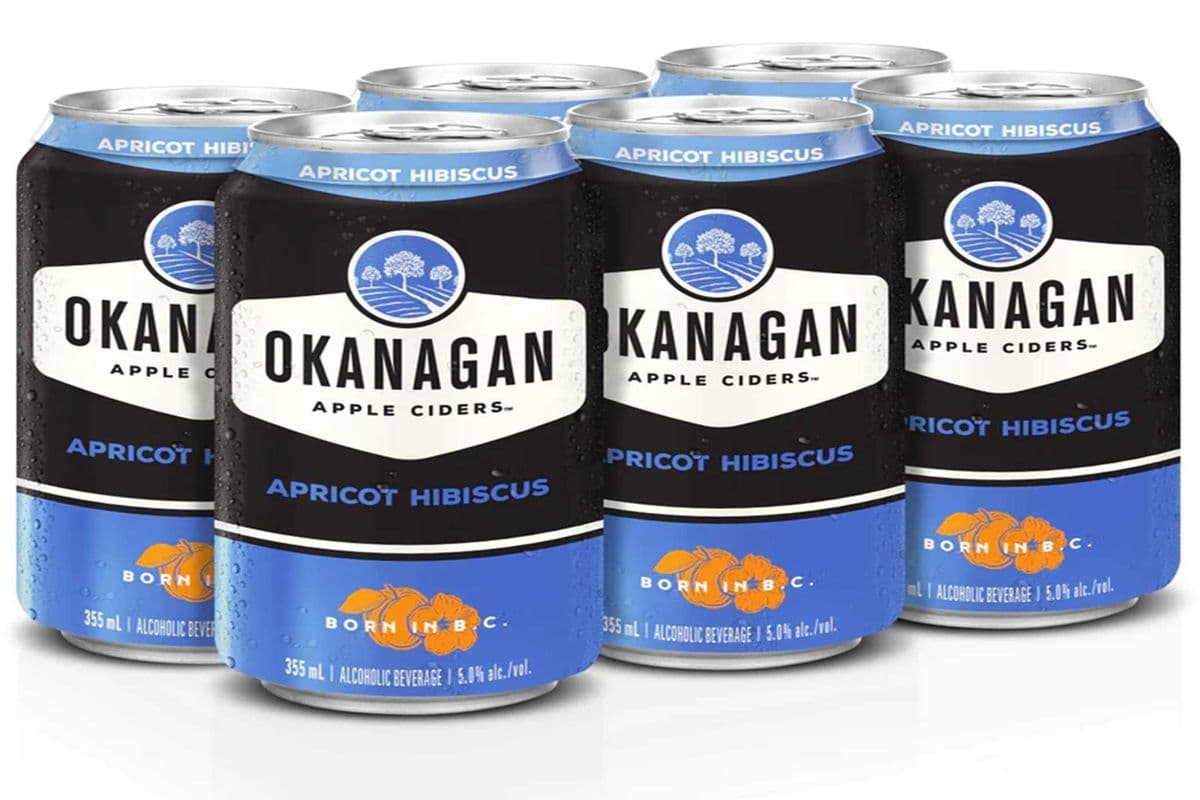 OKANAGAN APRICOT CIDER 6 CANS (6 x 355 ML)