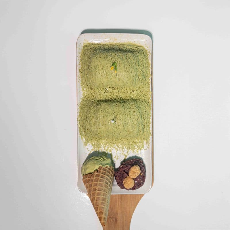 Angel Hair Bingsu (Green Tea Matcha)