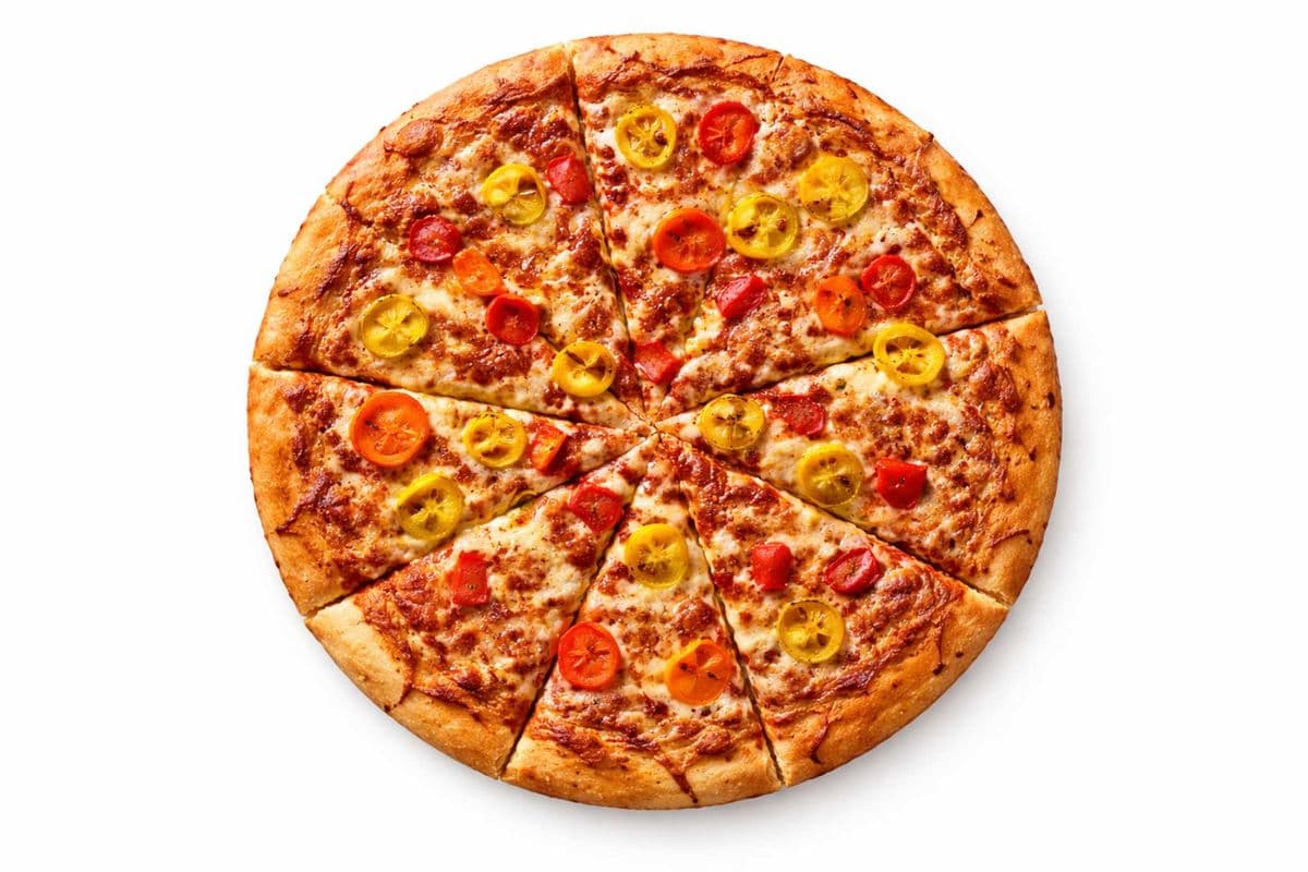 7. Salami and Banana Peppers Pizza