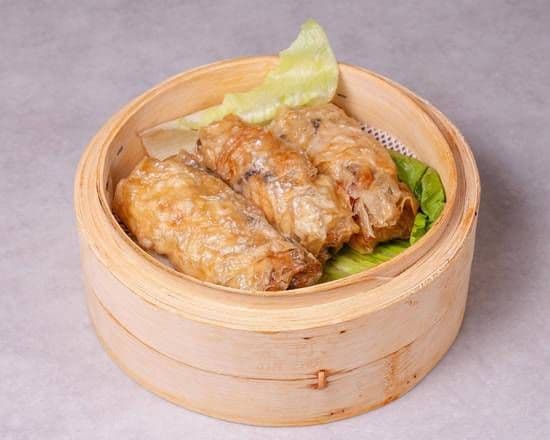 #53 Rouleaux de Bambou Frais (3 mcx) / Steamed Bean Curd Rolls (3 pcs) / #53 Rouleaux de Bambou Frais (3 mcx) / Steamed Bean Curd Rolls (3 pcs)