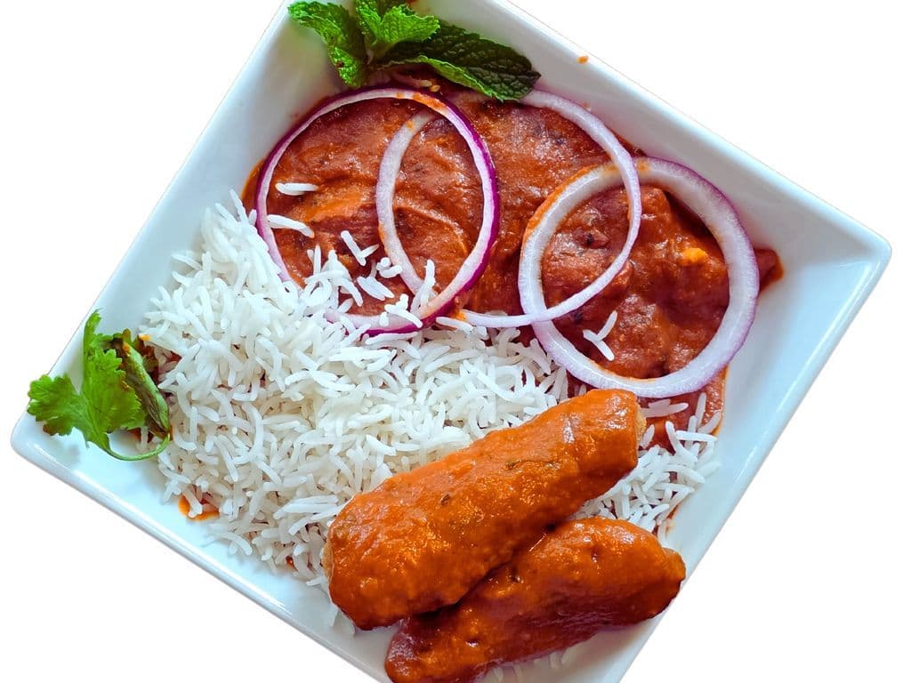 Butter Chicken Rice Bowl