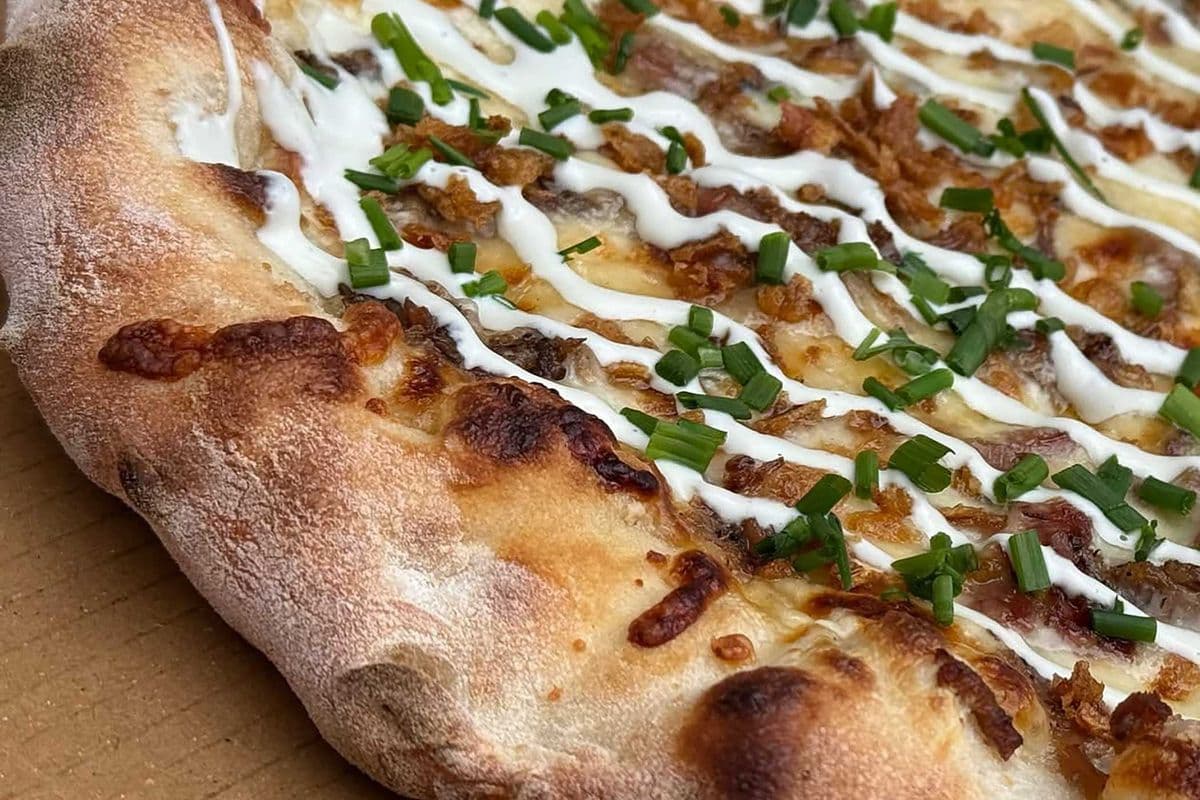 12" Blue Brisket Pizza