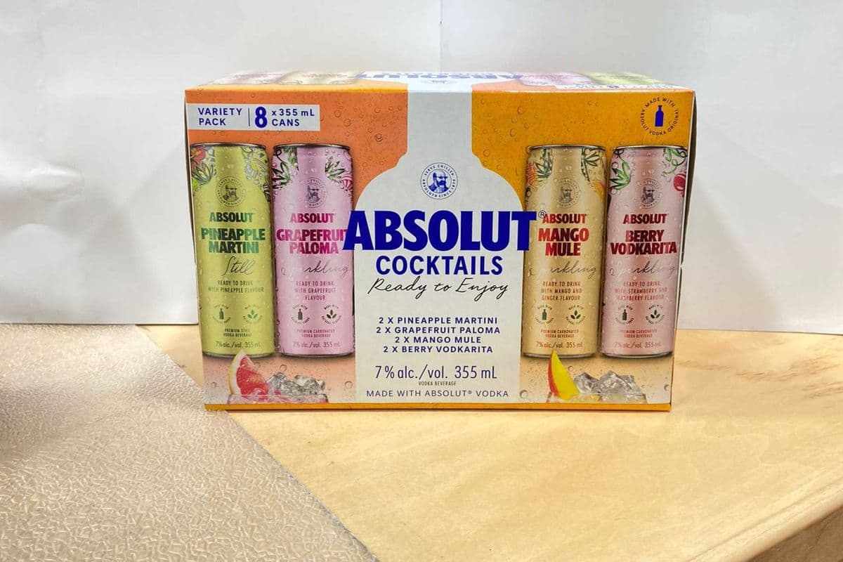 ABSOLUT RTD MIXER PACK SUMMER 8CAN (1 x 8X355 ML)
